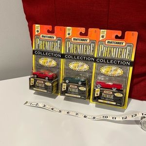 Matchbox Red and Green T-Bird Turbo Coupe & ‘57 T-Bird